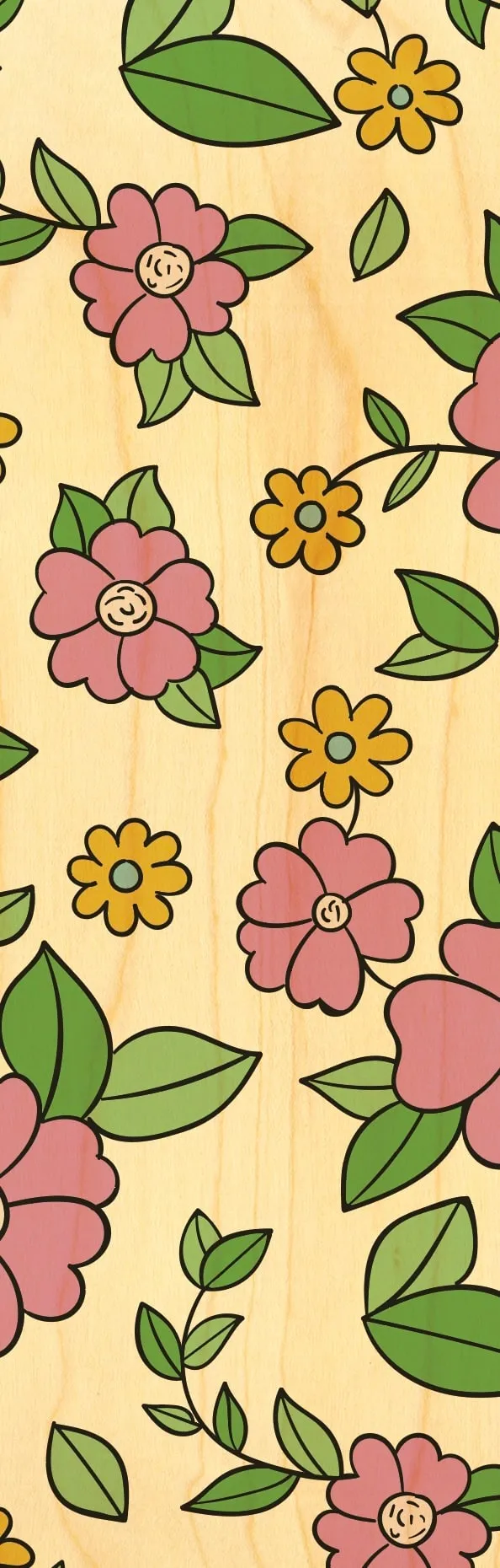 hironwoods-marque-pages-petites-fleurs-marque-page-bois image 1