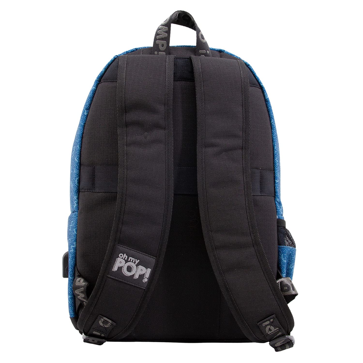 oh-my-pop-patches-sac-dos-bleu-fonc-usb image 2