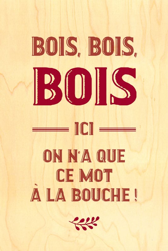 hironwoods-happy-wood-carte-postale-bois-bois-bois-bois-100x150mm image 1