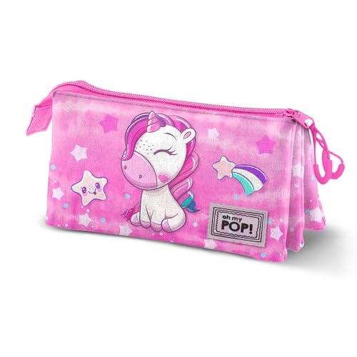 oh-my-pop-daydream-trousse-triple-rose-23-cm image 2