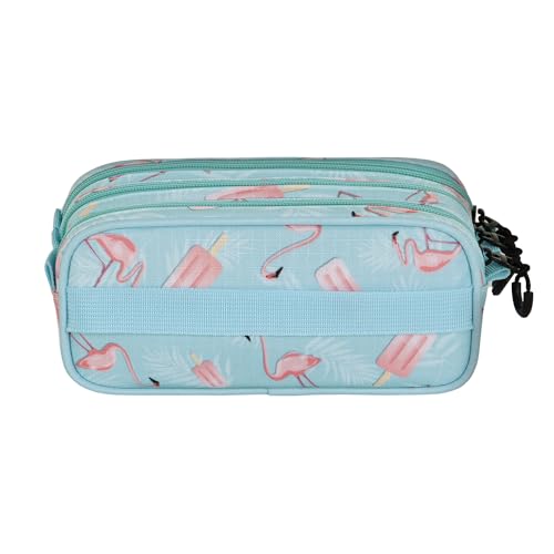 oh-my-pop-ice-flamingo-trousse-scolaire-turquoise-23-cm image 6