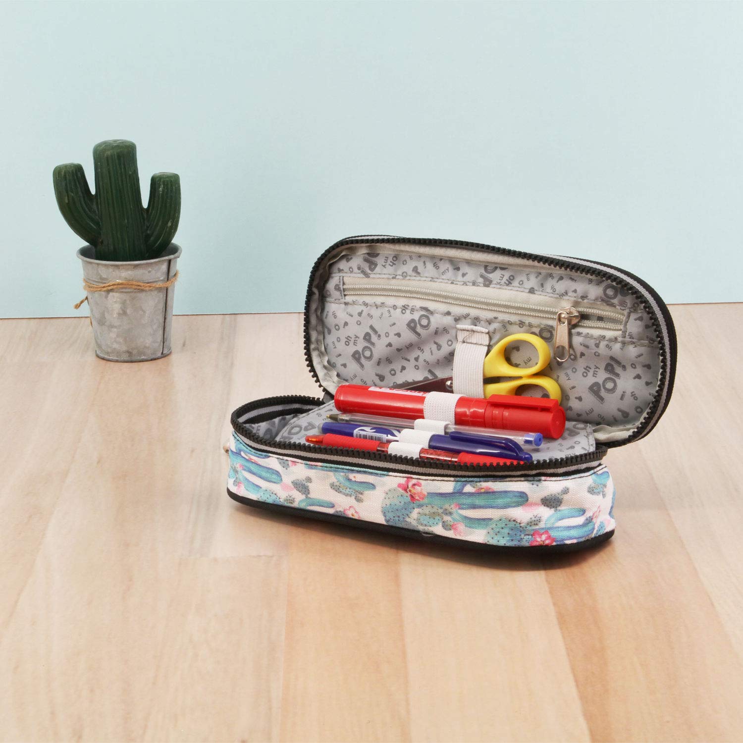 oh-my-pop-cactus-trousse-pencil-organisateur-vert image 4
