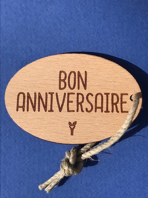 hylarion-porte-cl-s-bon-anniversaire-porte-cl-bois-6x4-cm image 1