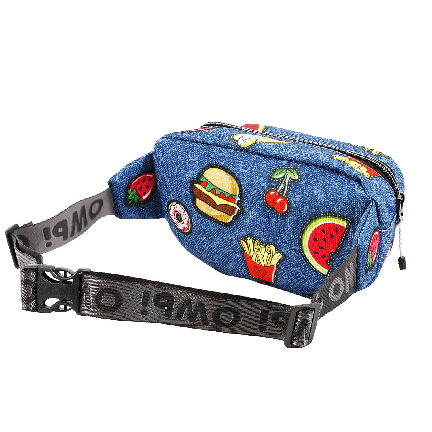 oh-my-pop-patches-glaze-sac-banane-bleu-fonc image 2
