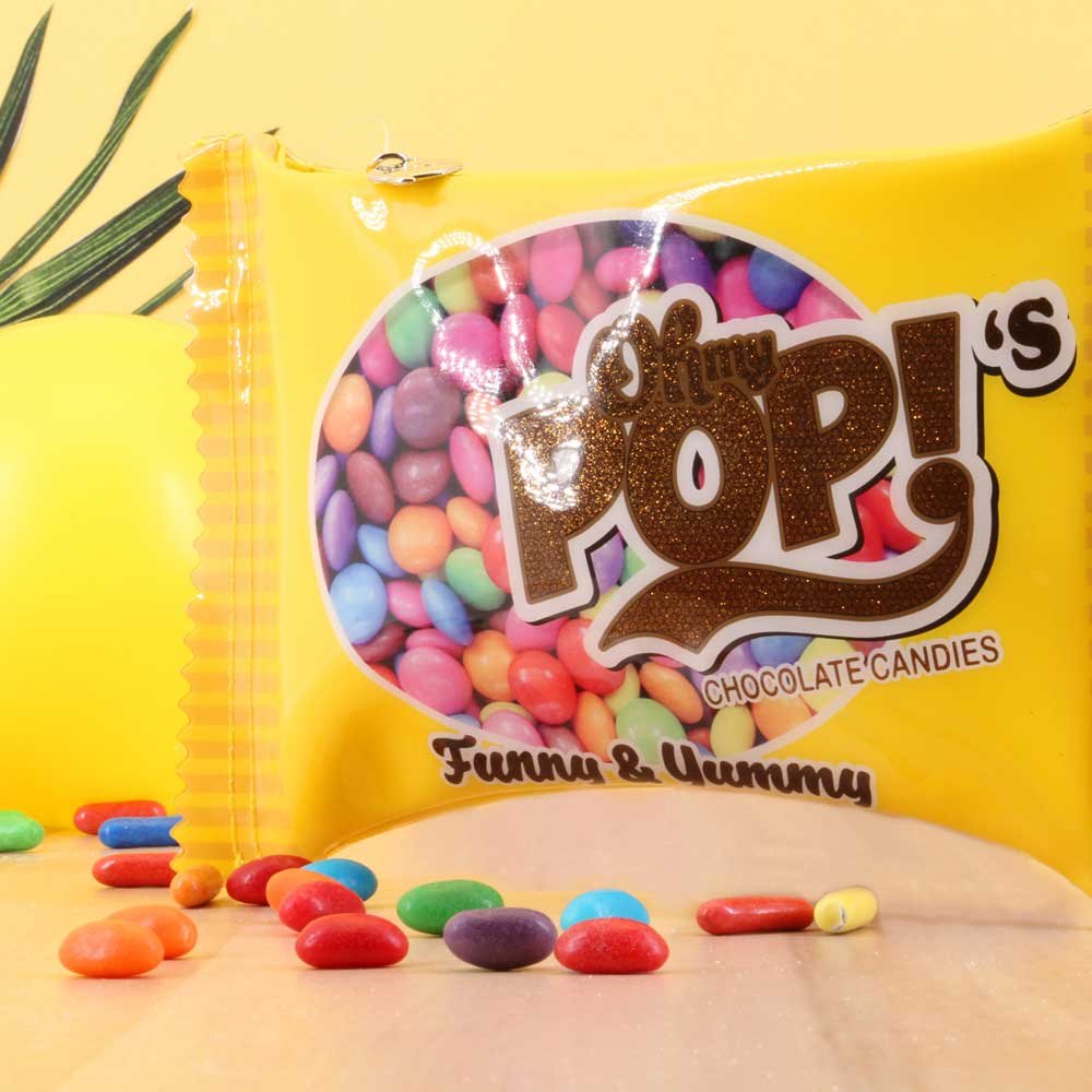 oh-my-pop-chococandy-trousse-de-toilette-jaune-24-cm image 5