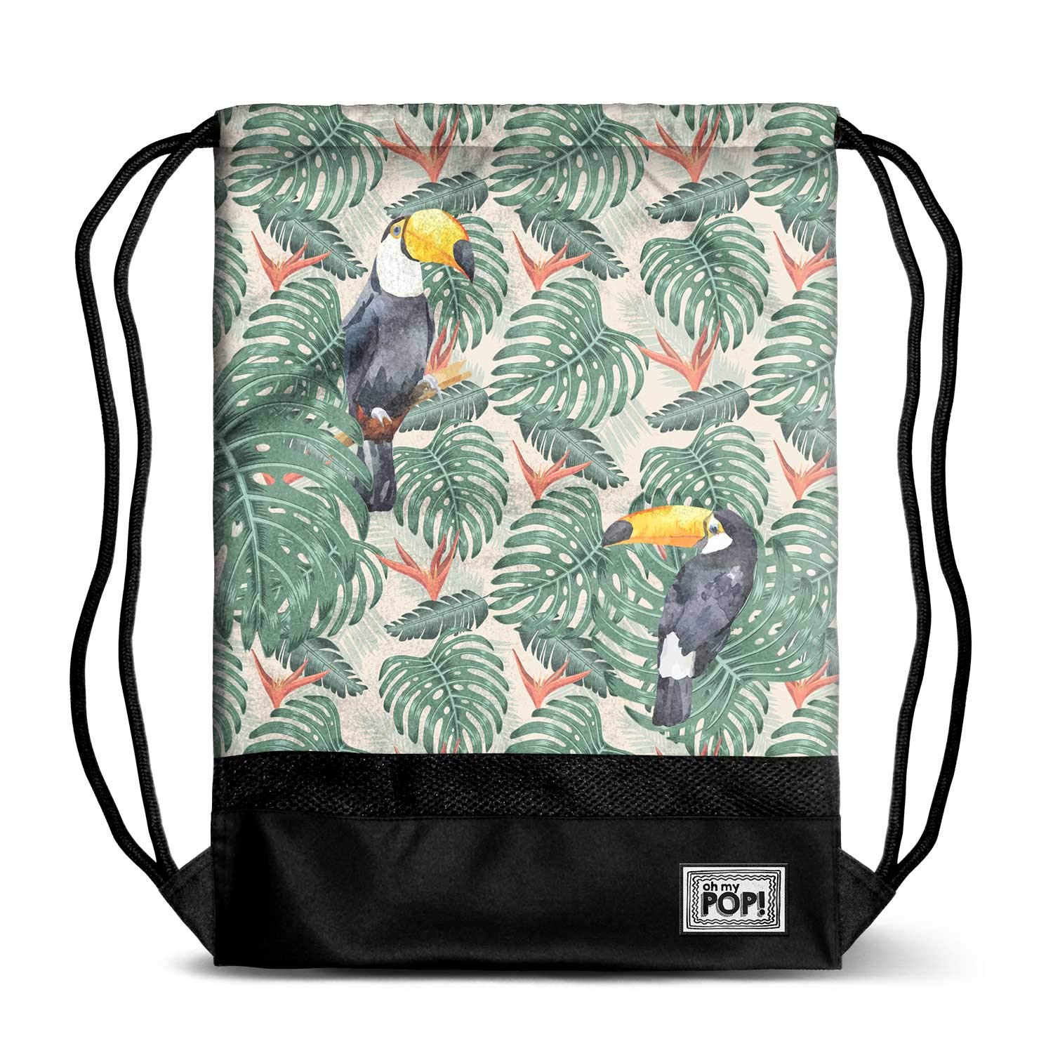 oh-my-pop-toucan-sac-cordon-vert-sport-47-cm image 1