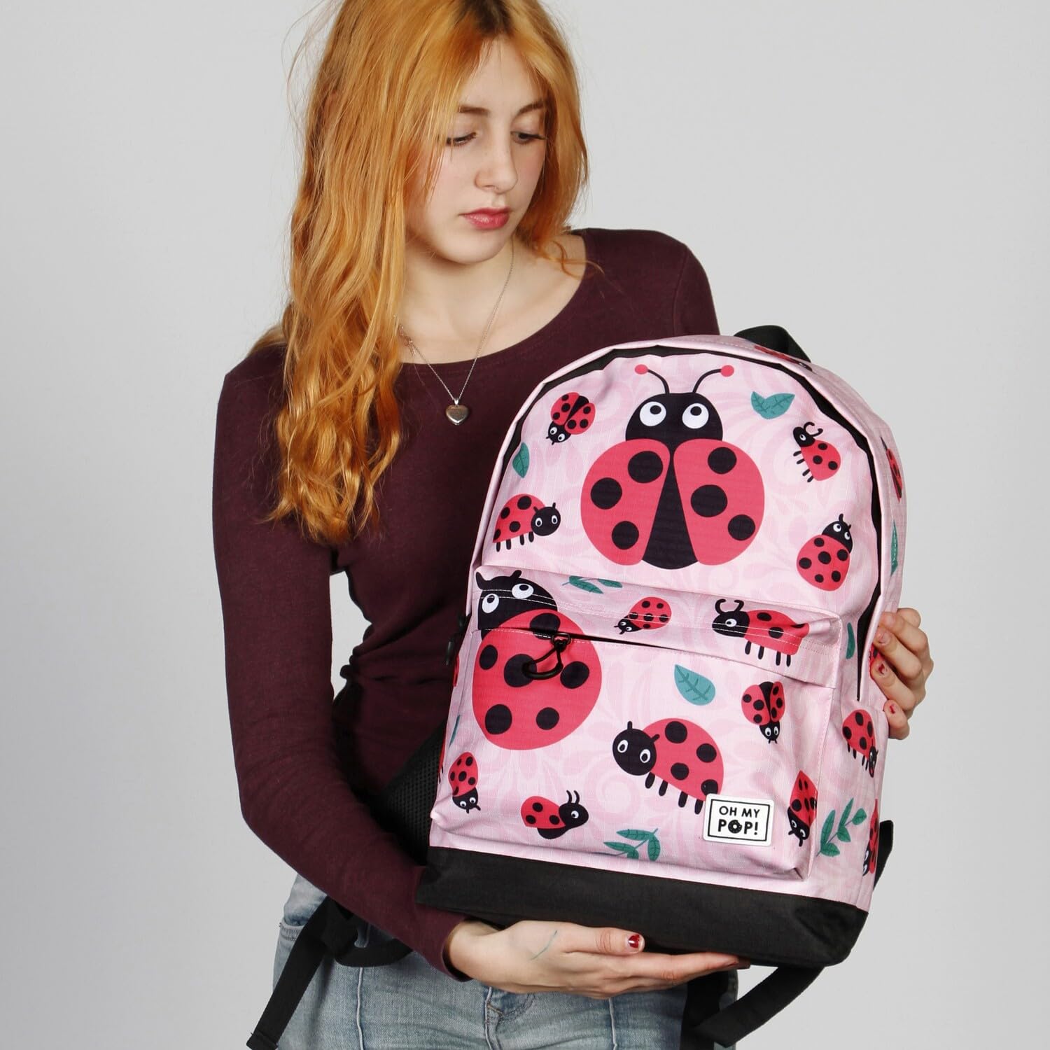 oh-my-pop-ladybug-sac-dos-rose-24-l-hydrofuge image 8