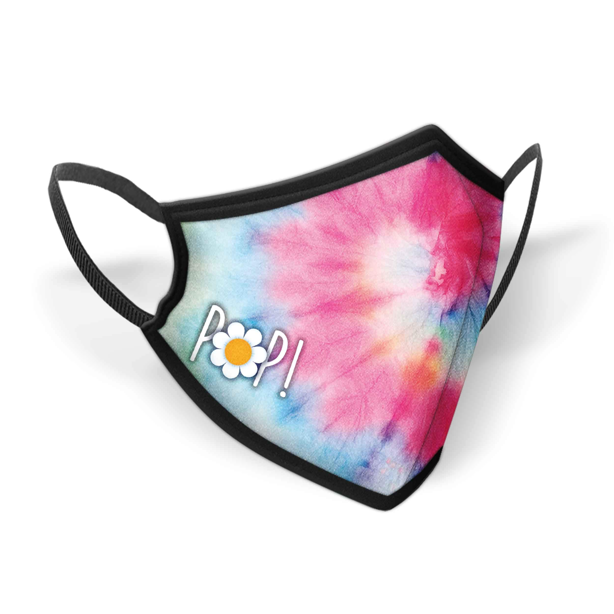 oh-my-pop-02563-masque-tissu-tie-dye-multicolore image 1