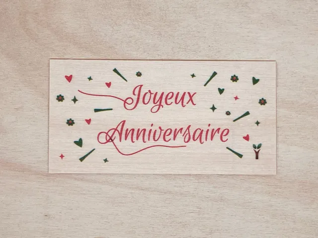 hylarion-cartes-joyeux-anniversaire-rose-carte-en-bois-rose image 1