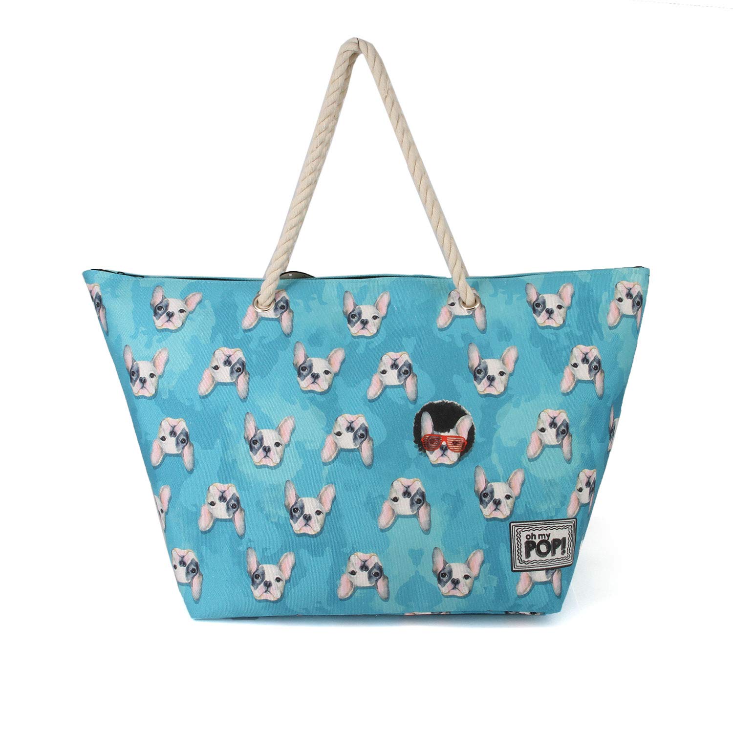 oh-my-pop-doggy-sunny-sac-de-plage-60-cm-multicolore image 2