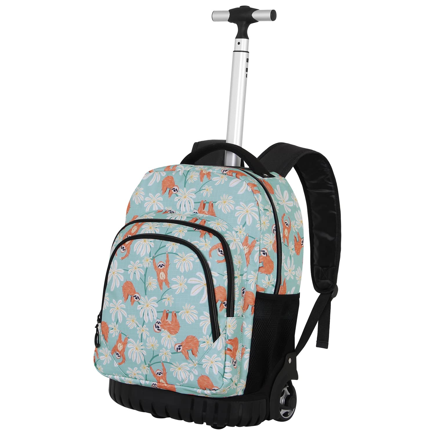 oh-my-pop-lazy-gts-fan-sac-dos-roulettes-turquoise image 1