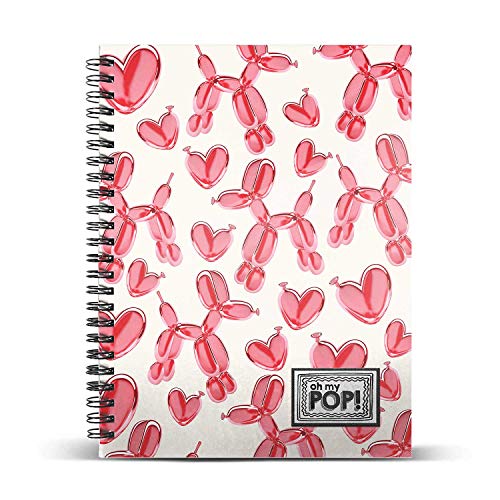 oh-my-pop-globoniche-cahier-spirale-a5-quadrill image 2