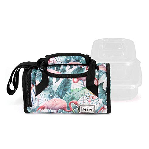 oh-my-pop-flamenco-tropical-sac-repas-isotherme-25-cm-multicolore image 5