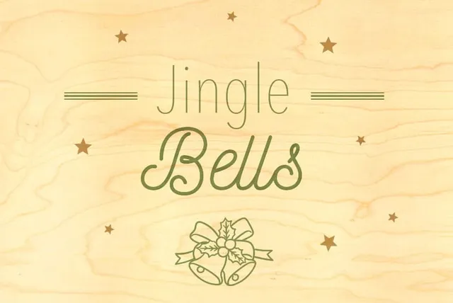 hironwoods-carte-en-bois-jingle-bells-hiver-100x150mm image 1
