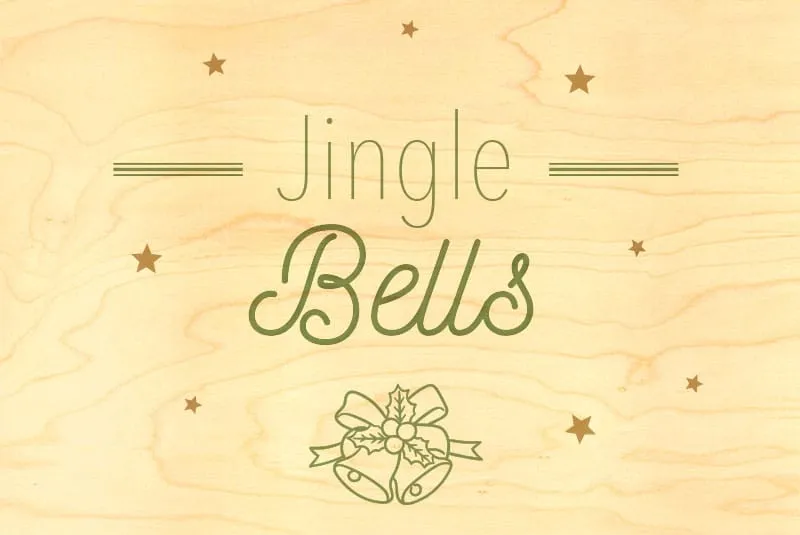 hironwoods-carte-en-bois-jingle-bells-hiver-100x150mm image 1