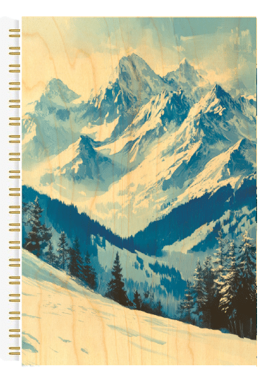 hironwoods-carnets-carnet-bois-montagne-bleue-146x94mm image 1