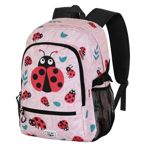 oh-my-pop-ladybug-sac-dos-fight-fan-2-2-rose-24l image 6