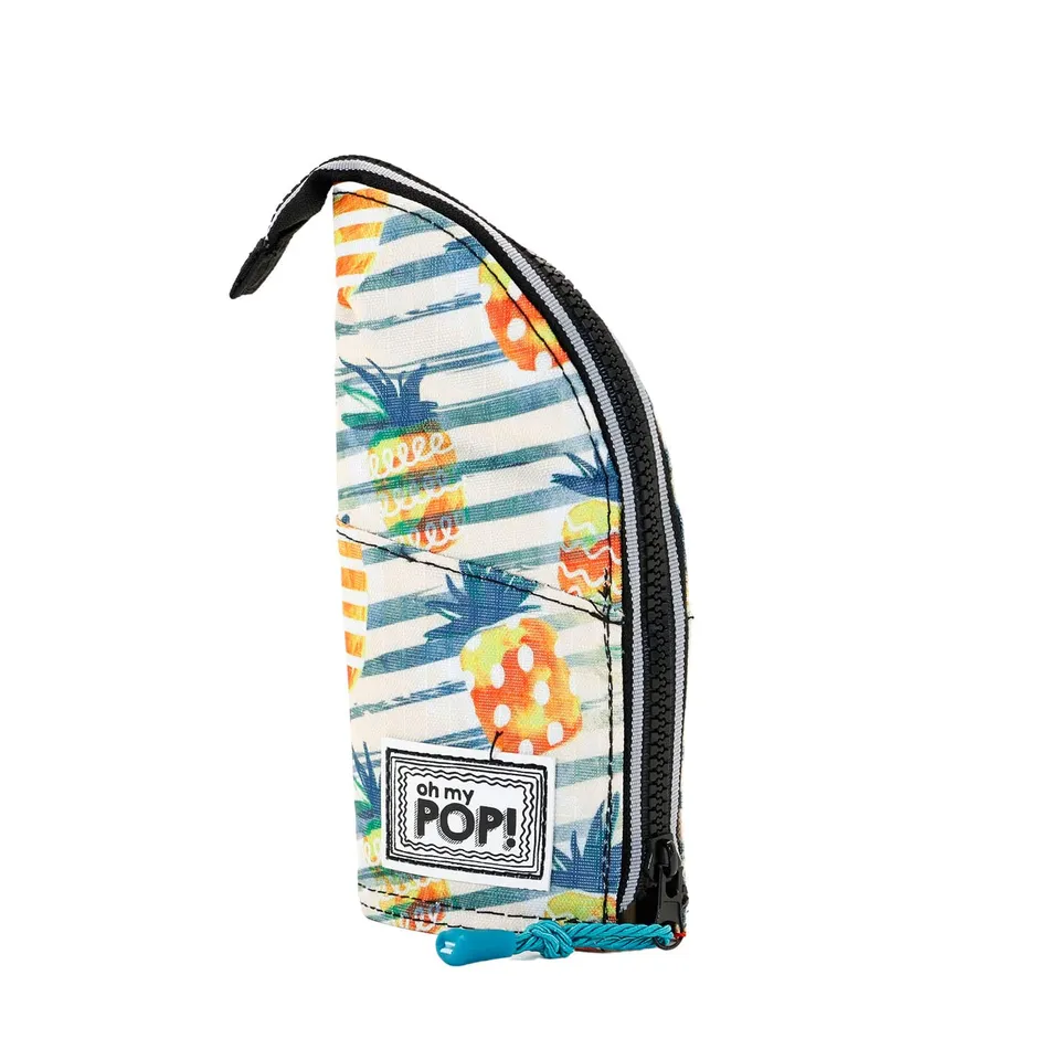 oh-my-pop-ananas-trousse-verticale-jaune-21-x-9-cm image 1