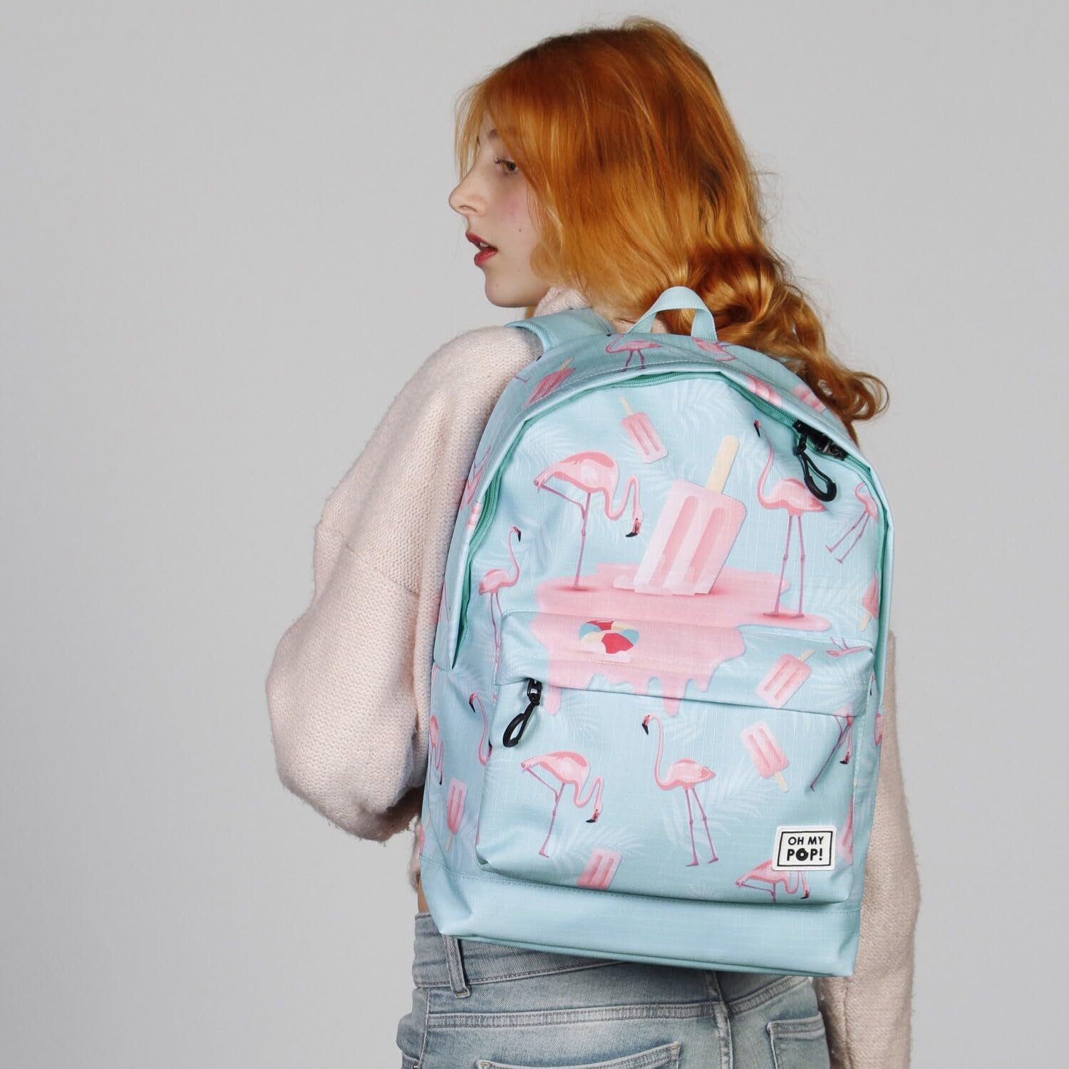 oh-my-pop-ice-flamingo-fan-2-2-sac-dos-turquoise-24-l image 6