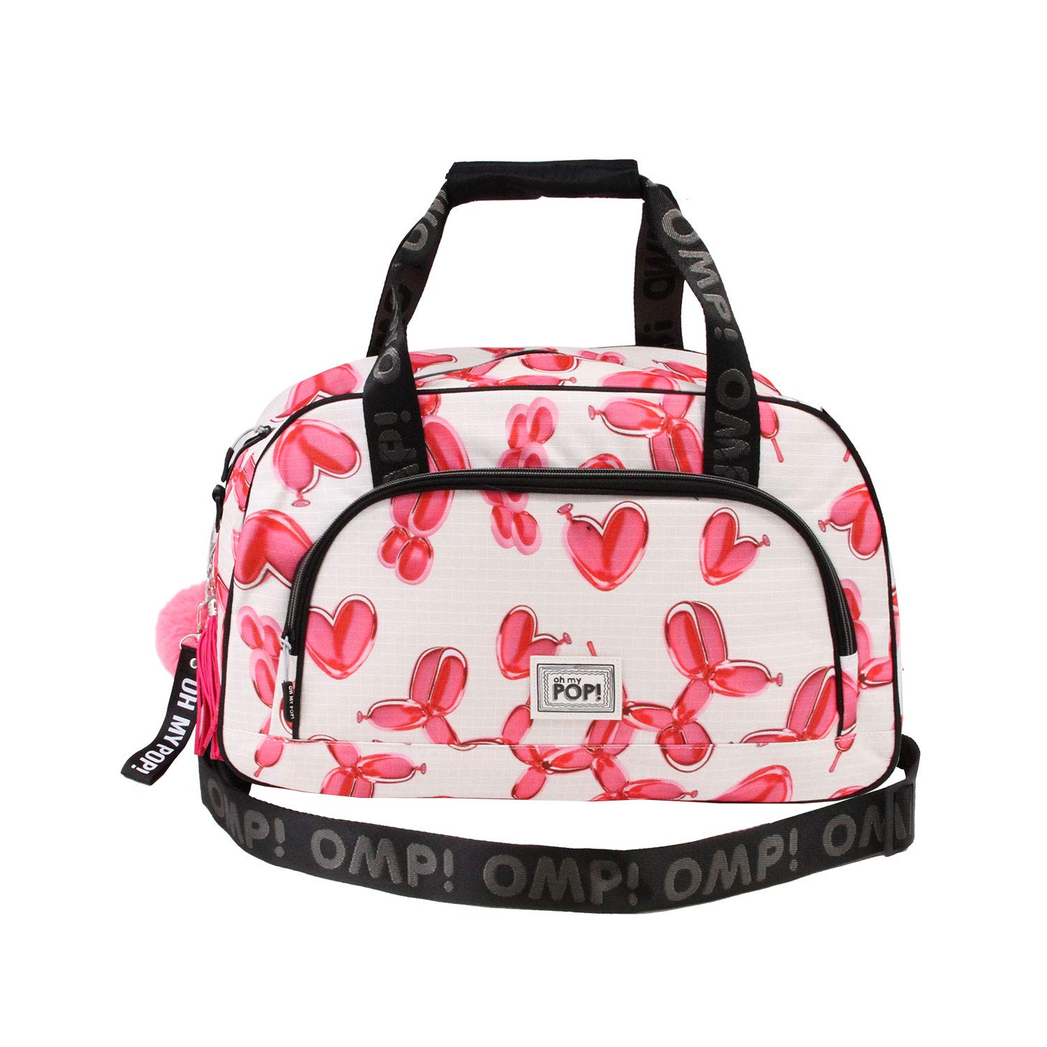 oh-my-pop-globoniche-sac-de-sport-rouge-pocket image 2