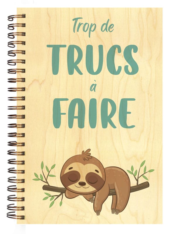 hironwoods-trop-a-faire-carnet-bois-146x94mm image 1