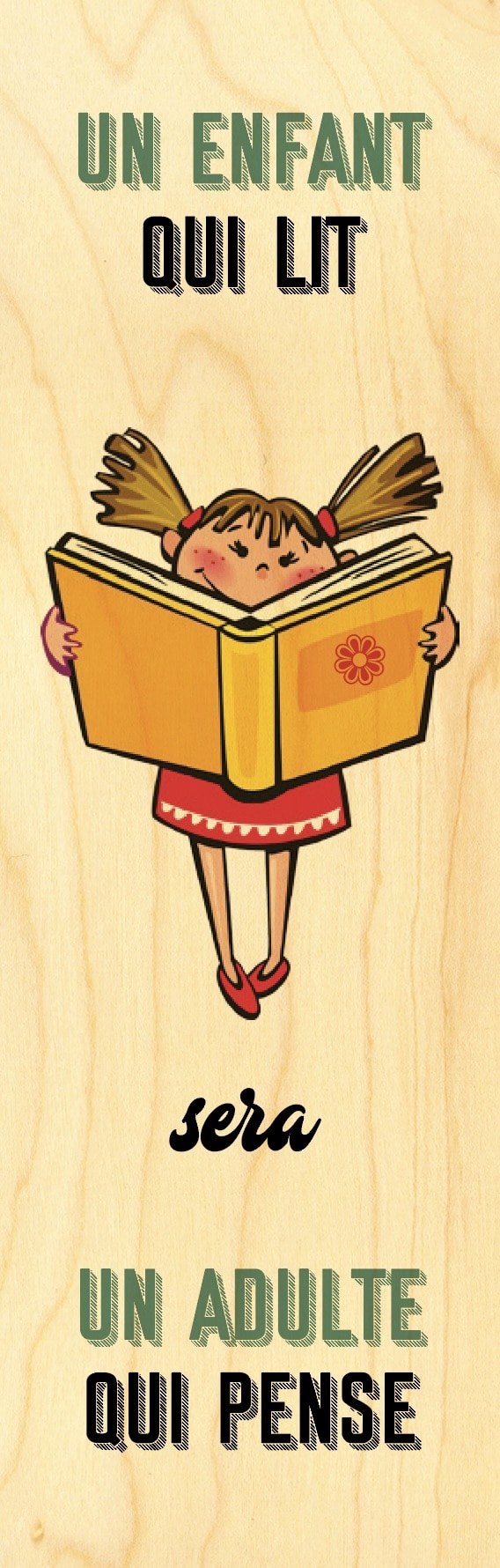 hironwoods-enfant-qui-lit-marque-page-bois-enfant image 1