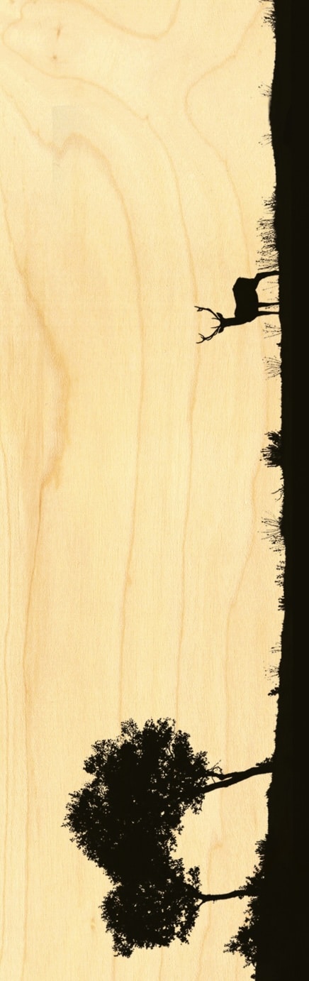 hironwoods-marque-pages-cerf-silhouette-marque-page-bois-cerf image 1