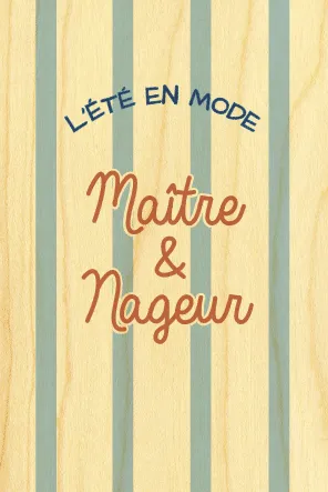 hironwoods-ma-tre-nageur-magnet-bois-vacances image 1