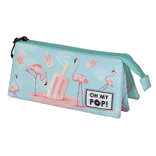 oh-my-pop-ice-flamingo-trousse-triple-turquoise image 4