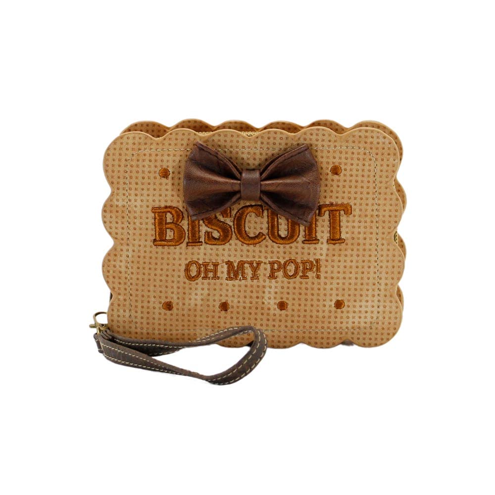 oh-my-pop-biscuit-portefeuille-petit-beige-8-cartes image 2