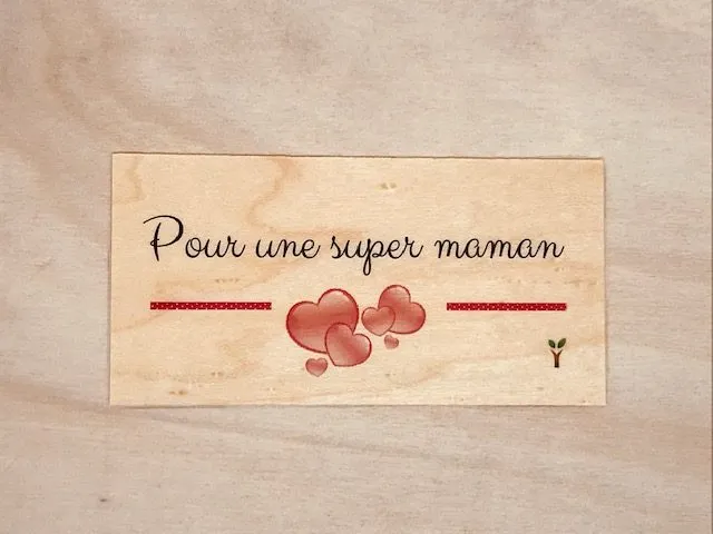 hylarion-cartes-pour-une-super-maman-carte-bois image 1
