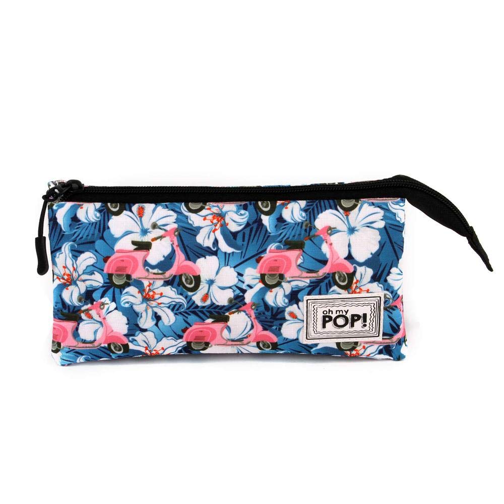 oh-my-pop-pink-scooter-trousse-3-compartiments image 1