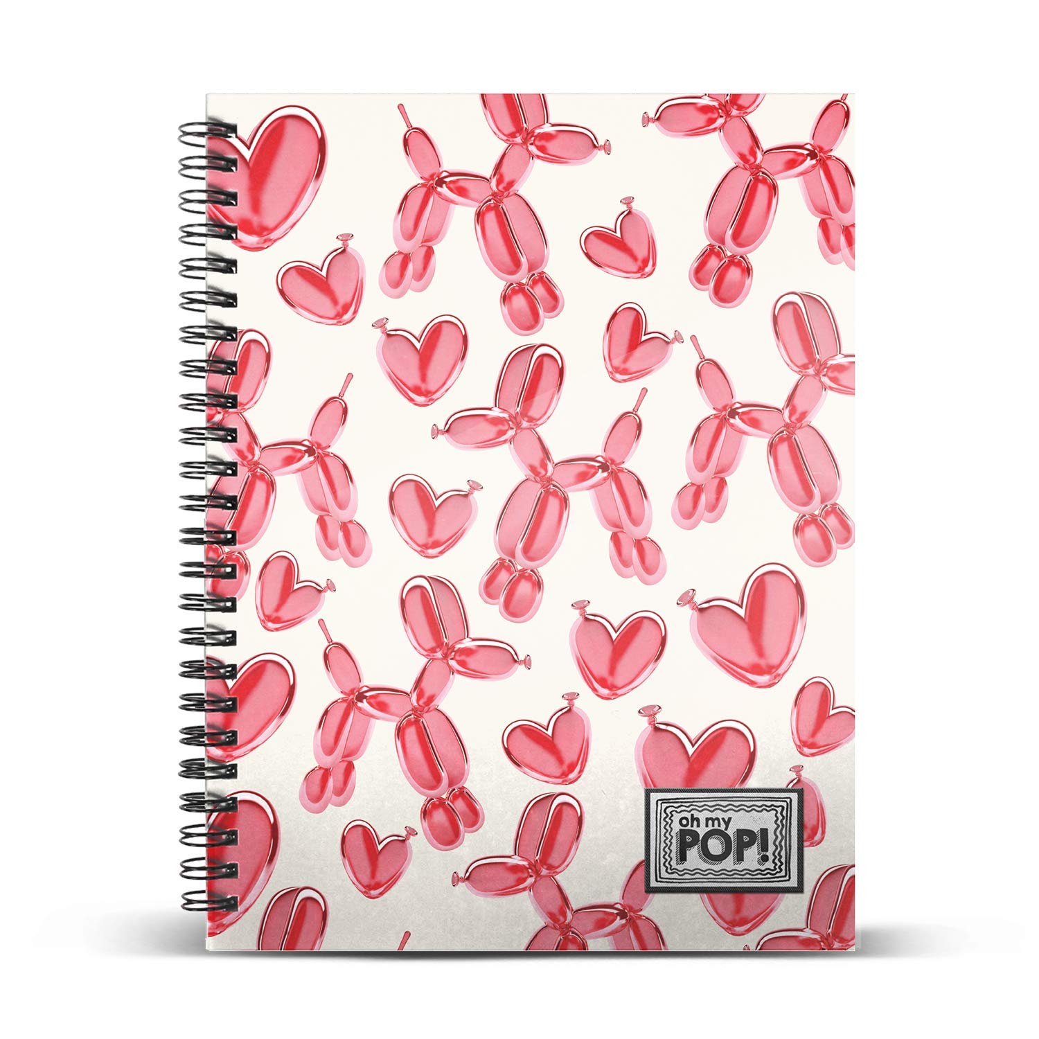 oh-my-pop-globoniche-cahier-ray-a5-spirale-120-feuilles image 1