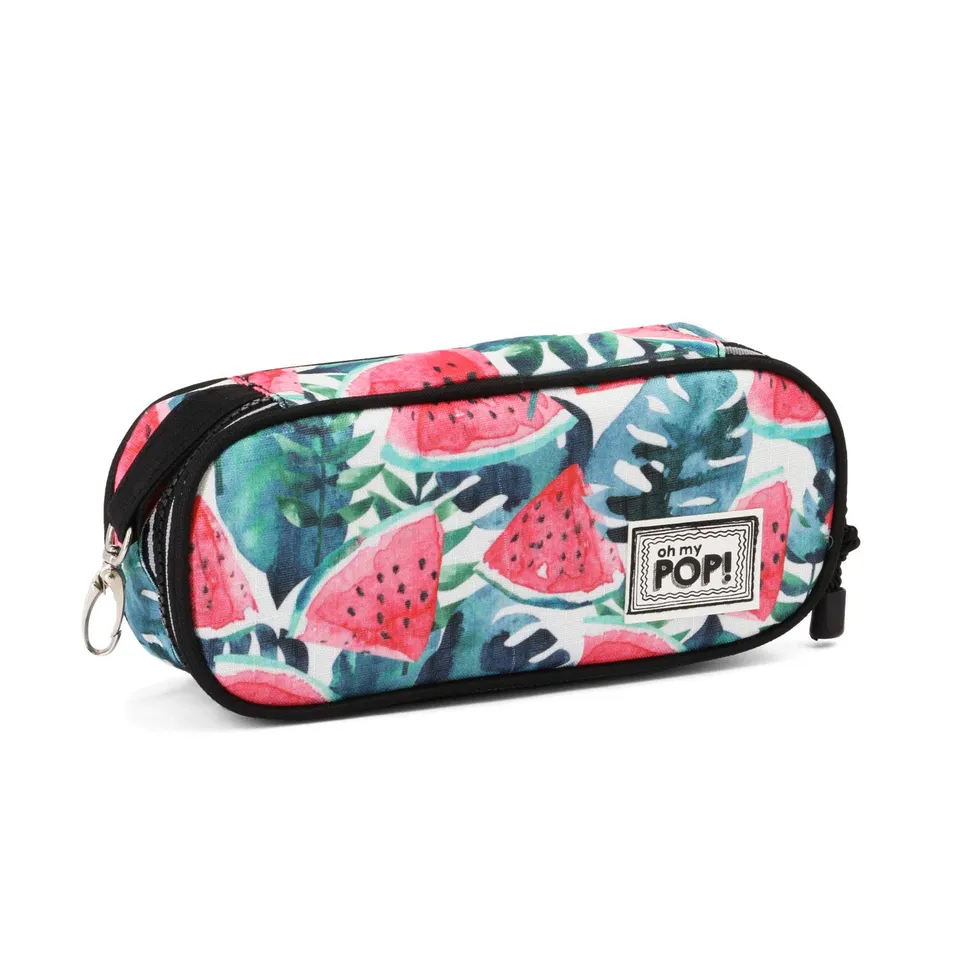 oh-my-pop-watermelon-trousse-crayons-rouge-21-cm image 1