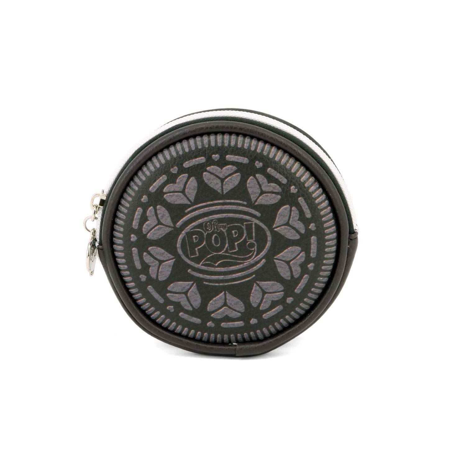 oh-my-pop-black-cookie-porte-monnaie-rond-brun image 2