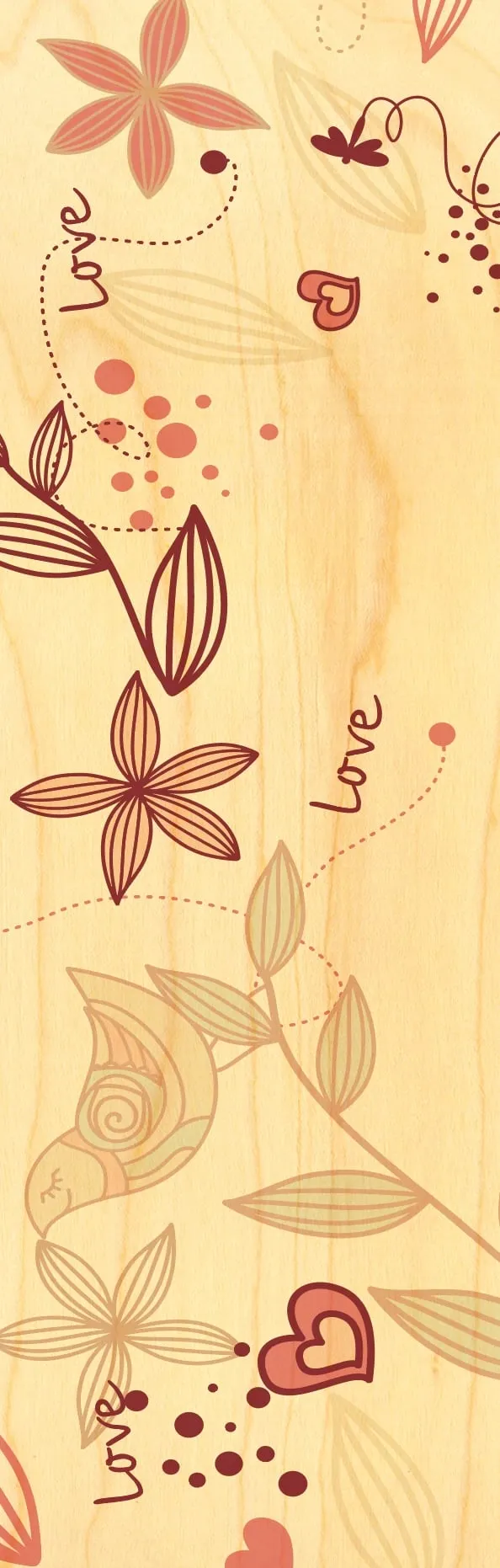 hironwoods-marque-page-bois-frise-rose-love image 1