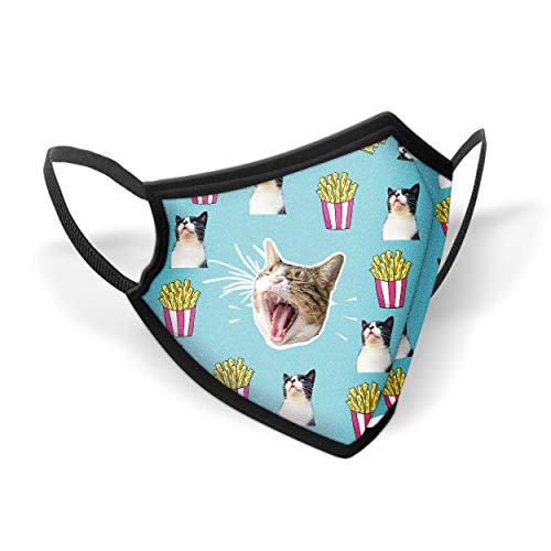 oh-my-pop-angry-cat-masque-tissu-turquoise-lavable image 2