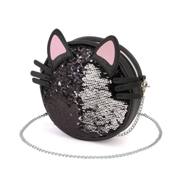 oh-my-pop-wow-cat-sac-bandouli-re-rond-noir-cha-ne image 1