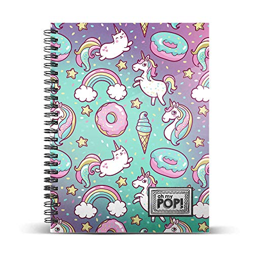 oh-my-pop-dream-cahier-spirale-a5-quadrill-120-feuilles image 2