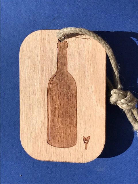 hylarion-porte-cl-s-bouteille-de-vin-porte-cl-s-bois-6x4-cm image 1