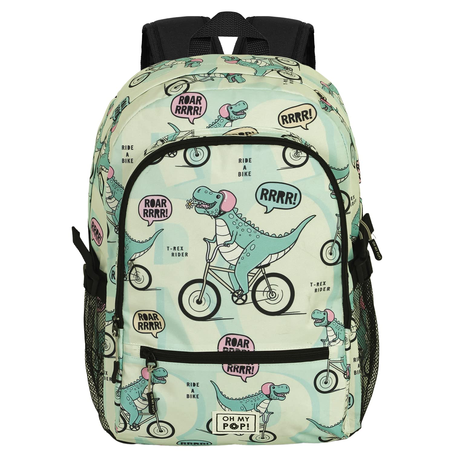 oh-my-pop-dinorrr-fight-fan-2-0-sac-dos-vert-44-cm image 2