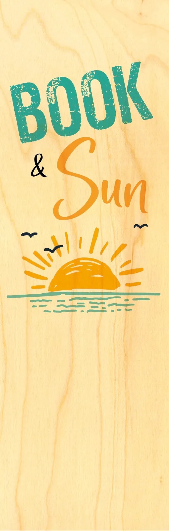 hironwoods-book-sun-marque-page-en-bois-lecture-livre image 1