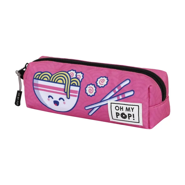oh-my-pop-yaki-trousse-carr-e-fan-2-0-rose-21-cm image 1