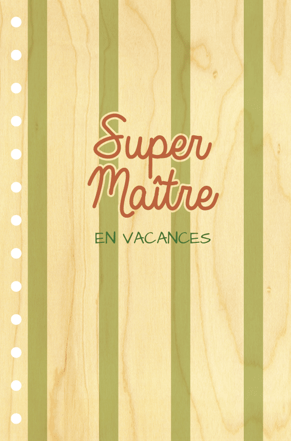hironwoods-carnet-couverture-bois-146x94mm-super-ma-tre image 1
