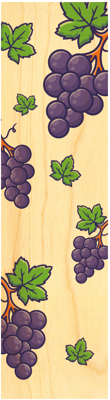 hironwoods-magnet-en-bois-dessin-grappe-raisin image 1