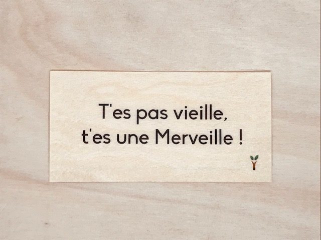 hylarion-cartes-t-es-pas-vieille-carte-bois-10-5-cm-merveille image 1
