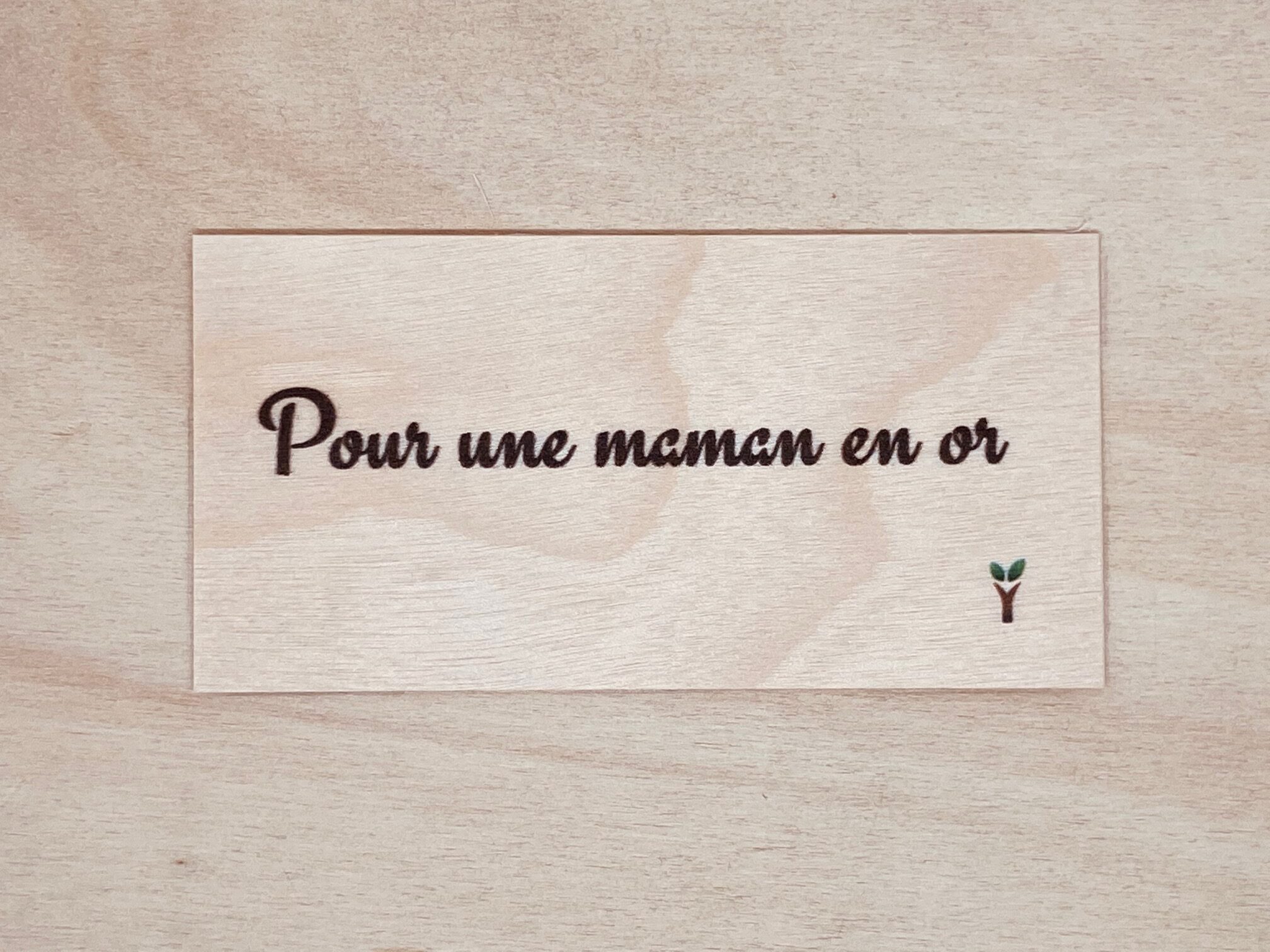 hylarion-cartes-pour-une-maman-en-or-carte-bois-maman image 1