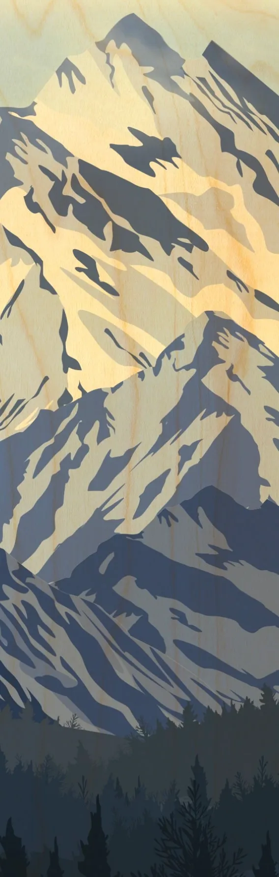 hironwoods-marque-page-bois-montagne-dessin image 1