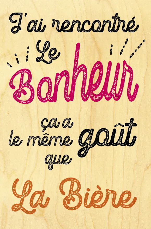 hironwoods-carte-postale-bois-bi-re-message-100x150mm image 1