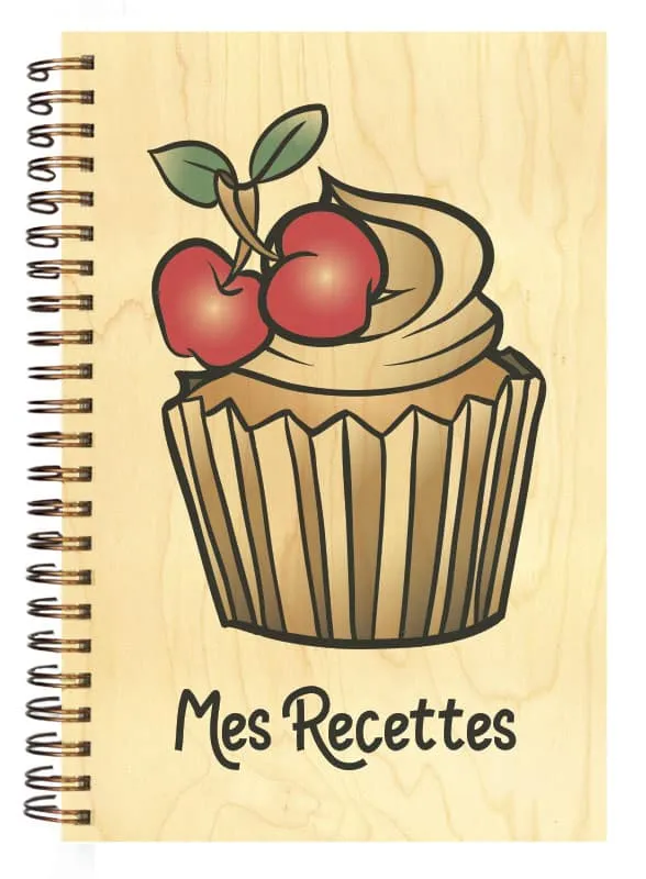 hironwoods-carnet-couverture-bois-mes-recettes-146x94mm image 1